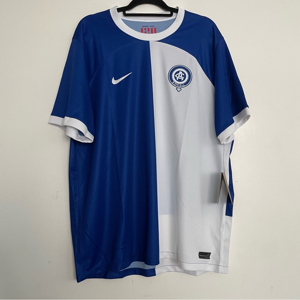 Men’s Nike Atletico Madrid Away Jersey Blue Size XXL